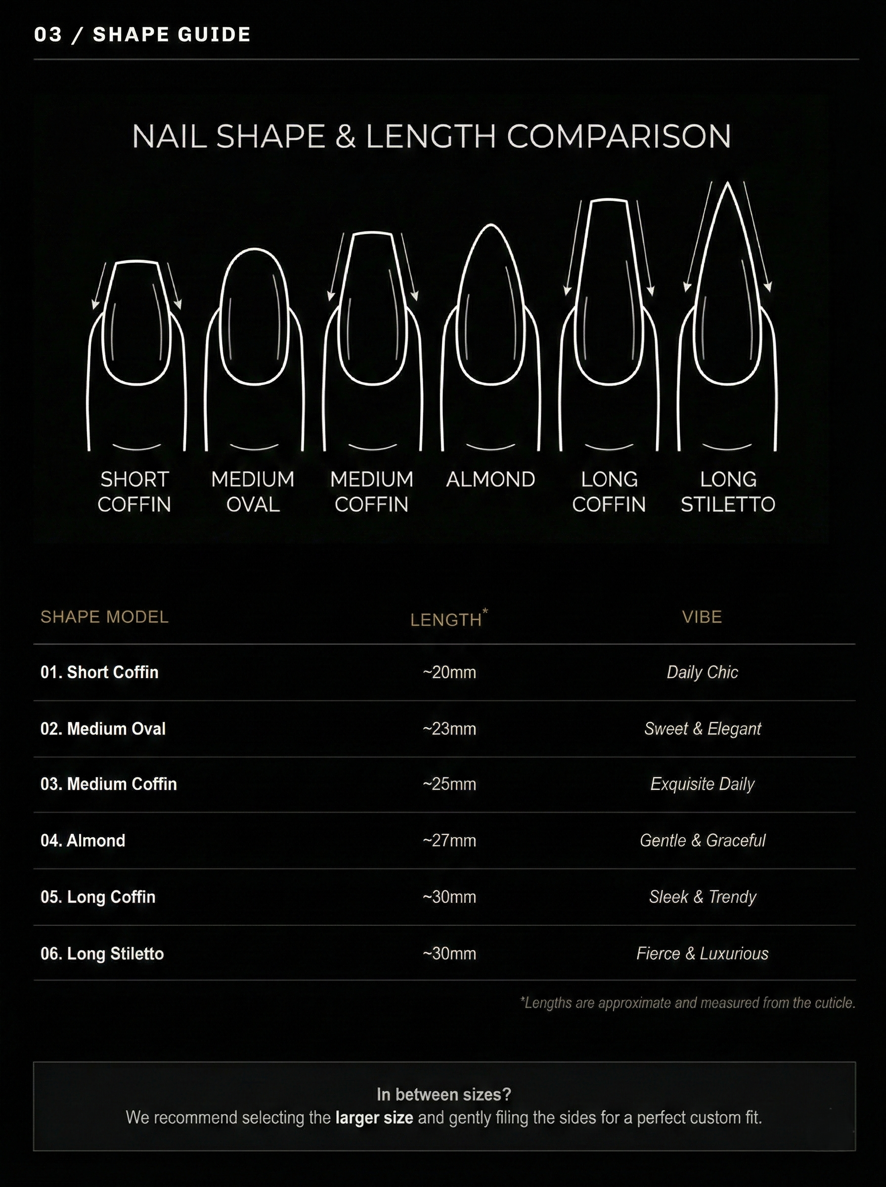 Size Guide and Usage Instructions