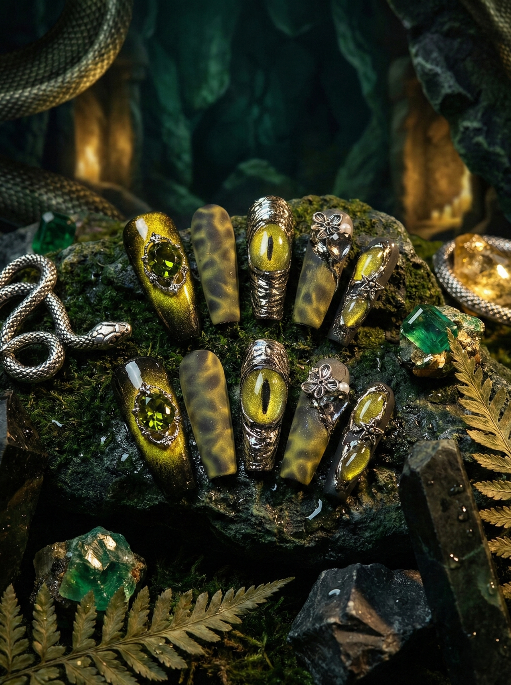 Emerald Serpent's Gaze - View 4